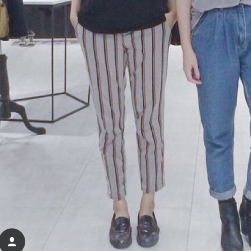 Top shop stripes pants